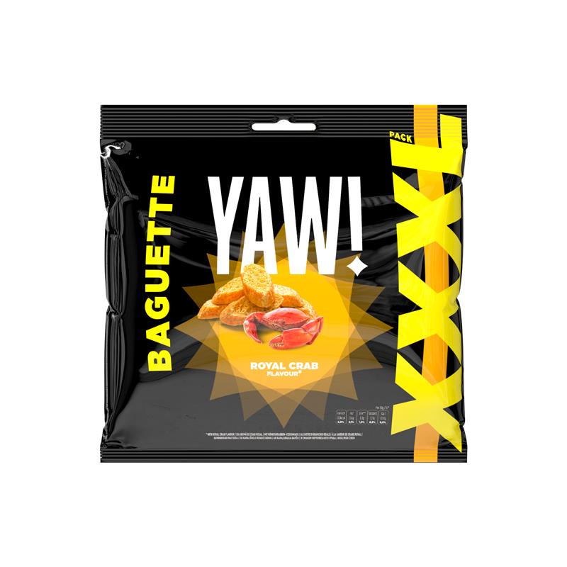 YAW! XXL Baguette snack with Royal Crab flavour 120g