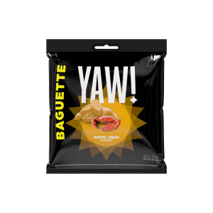 YAW! Baguette snack with Royal Crab flavour 85g